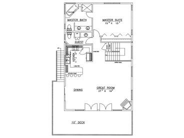 2nd Floor Plan, 012G-0089