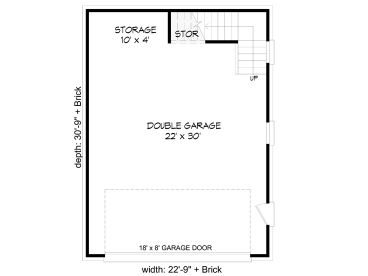 1st Floor Plan, 062G-0245