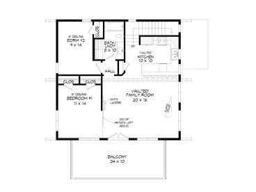 2nd Floor Plan, 062G-0210