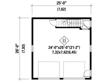 1st Floor Plan, 072G-0032
