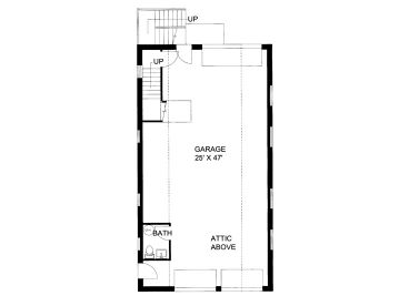 1st Floor Plan, 012G-0071
