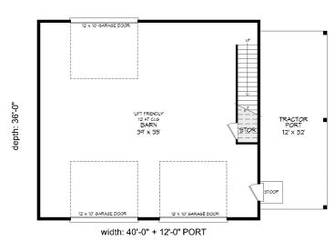 1st Floor Plan, 062B-0014