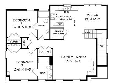 2nd Floor Plan, 019G-0015