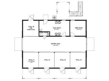 1st Floor Plan, 087B-0003