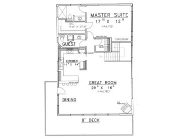 2nd Floor Plan, 012G-0096