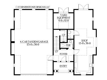 1st Floor Plan, 035G-0001