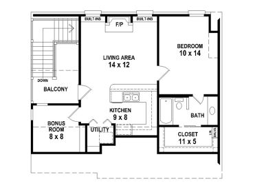 2nd Floor Plan, 006G-0097