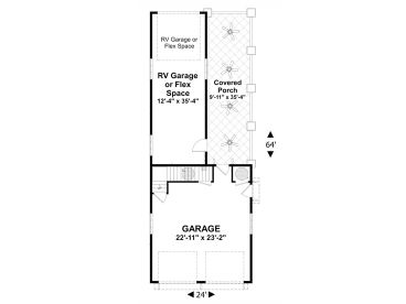 1st Floor Plan, 007G-0021