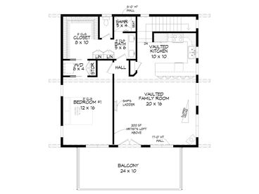 2nd Floor Plan, 062G-0216