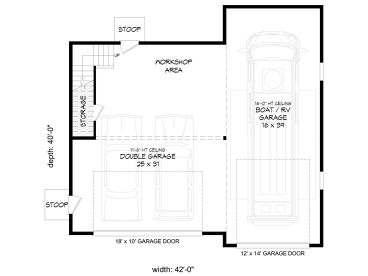 Floor Plan, 062G-0411