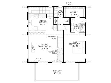 2nd Floor Plan, 062G-0317