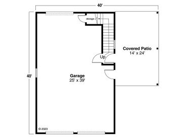 1st Floor Plan, 051G-0173
