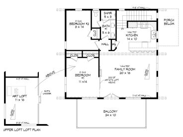 2nd & 3rd Floor Plan, 062G-0277