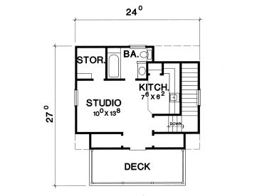 2nd Floor Plan, 036G-0001