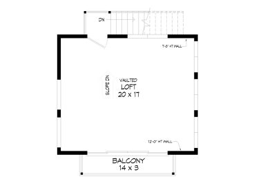2nd Floor Plan, 062G-0261