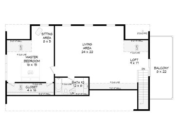 2nd Floor Plan, 062G-0363