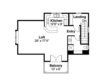 2nd Floor Plan, 051G-0061