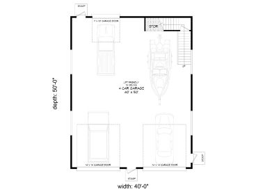 1st Floor Plan, 062G-0312