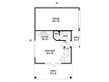 1st Floor Plan, 006G-0153