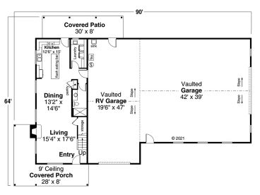 1st Floor Plan, 051G-0145