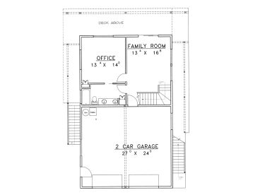 1st Floor Plan, 012G-0091