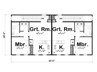 2nd Floor Plan, 050M-0006