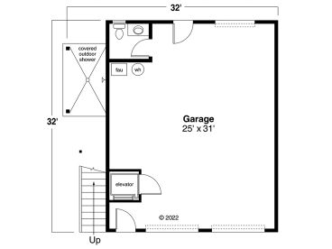 1st Floor Plan, 051G-0153