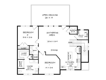 2nd Floor Plan, 019G-0030