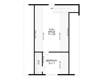 2nd Floor Plan, 062G-0427