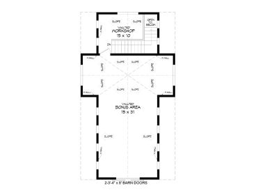 2nd Floor Plan, 062G-0249