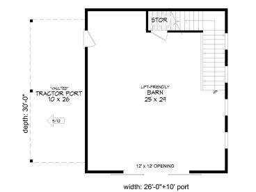1st Floor Plan, 062B-0022