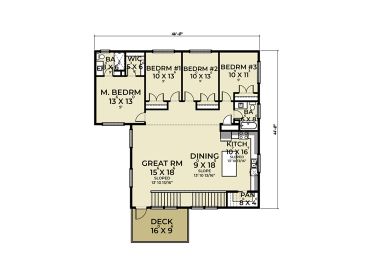 2nd Floor Plan, 090G-0008