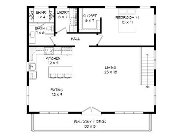 2nd Floor Plan, 062G-0137