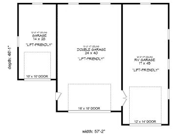 Floor Plan, 062G-0104
