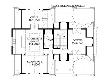 2nd Floor Plan, 035G-0001
