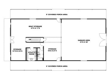 1st Floor Plan, 012G-0137
