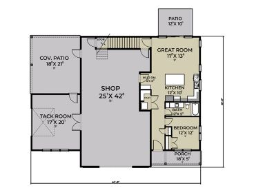 1st Floor Plan, 090B-0001