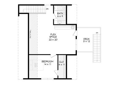 2nd Floor Plan, 062G-0211