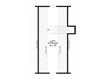 2nd Floor Plan, 062G-0419