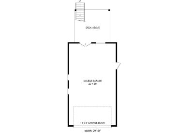 1st Floor Plan, 062G-0073