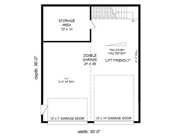 1st Floor Plan, 062G-0099