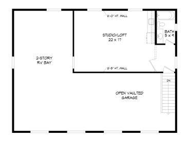 2nd Floor Plan, 062G-0481