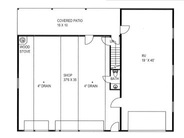 1st Floor Plan, 012G-0128