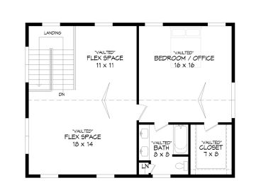 2nd Floor Plan, 062G-0438