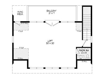 2nd Floor Plan, 062G-0194