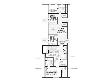 2nd Floor Plan, 007G-0022