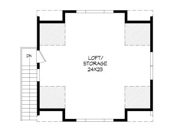 2nd Floor Plan, 062G-0064