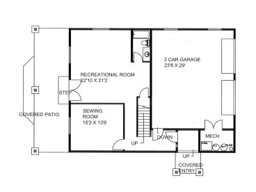 1st Floor Plan, 012G-0123
