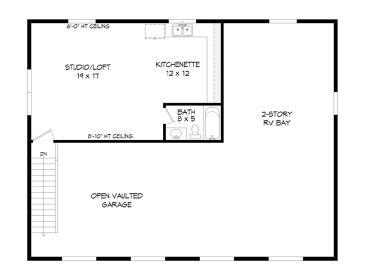 2nd Floor Plan, 062G-0222