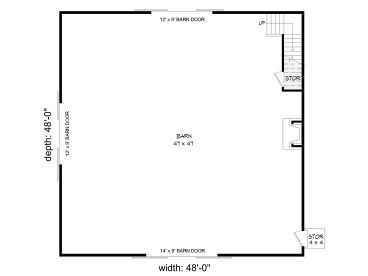 1st Floor Plan, 062B-0033